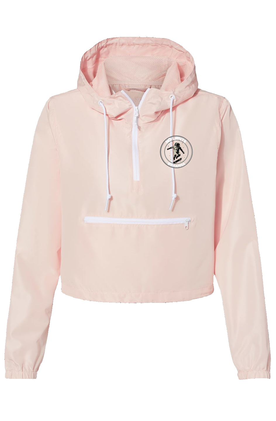 Women's Lightweight Pullover Crop Windbreaker