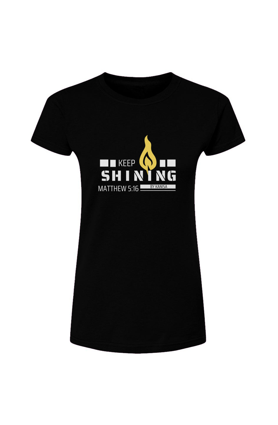 Keep Shining Womens Fine Jersey T-Shirt