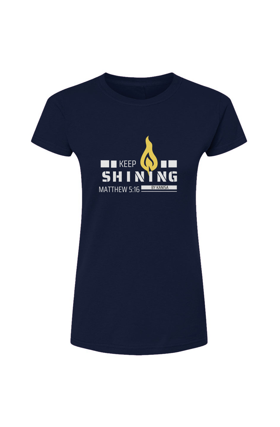 Keep Shining Womens Fine Jersey T-Shirt