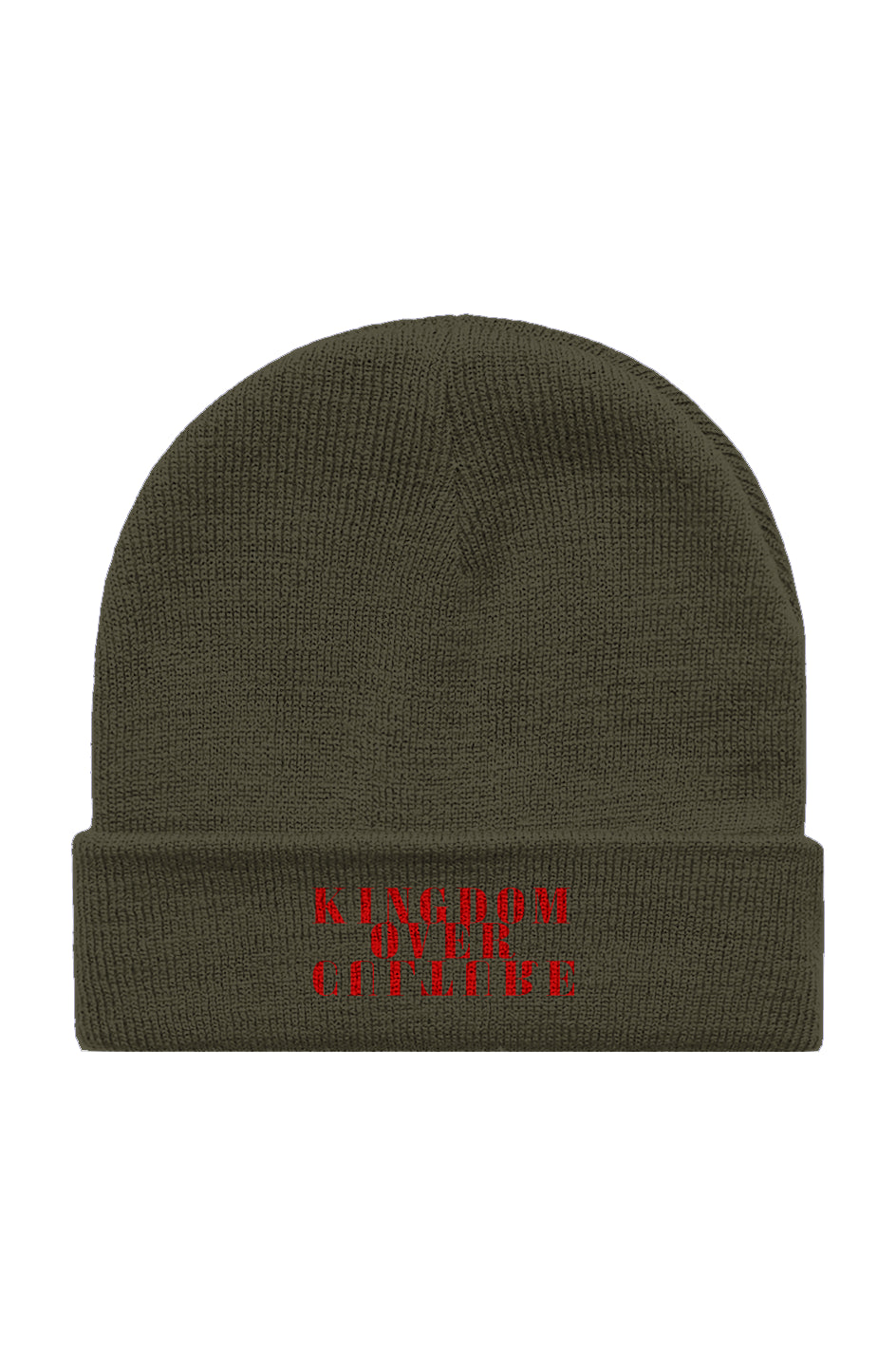 Kingdom over Culture Cuff Beanie